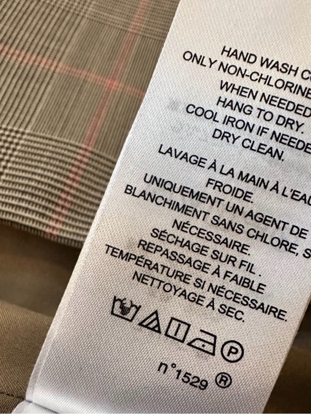 Ralph Lauren Glen Check
Double-Breasted Wool Blazer - Picture 11 of 12